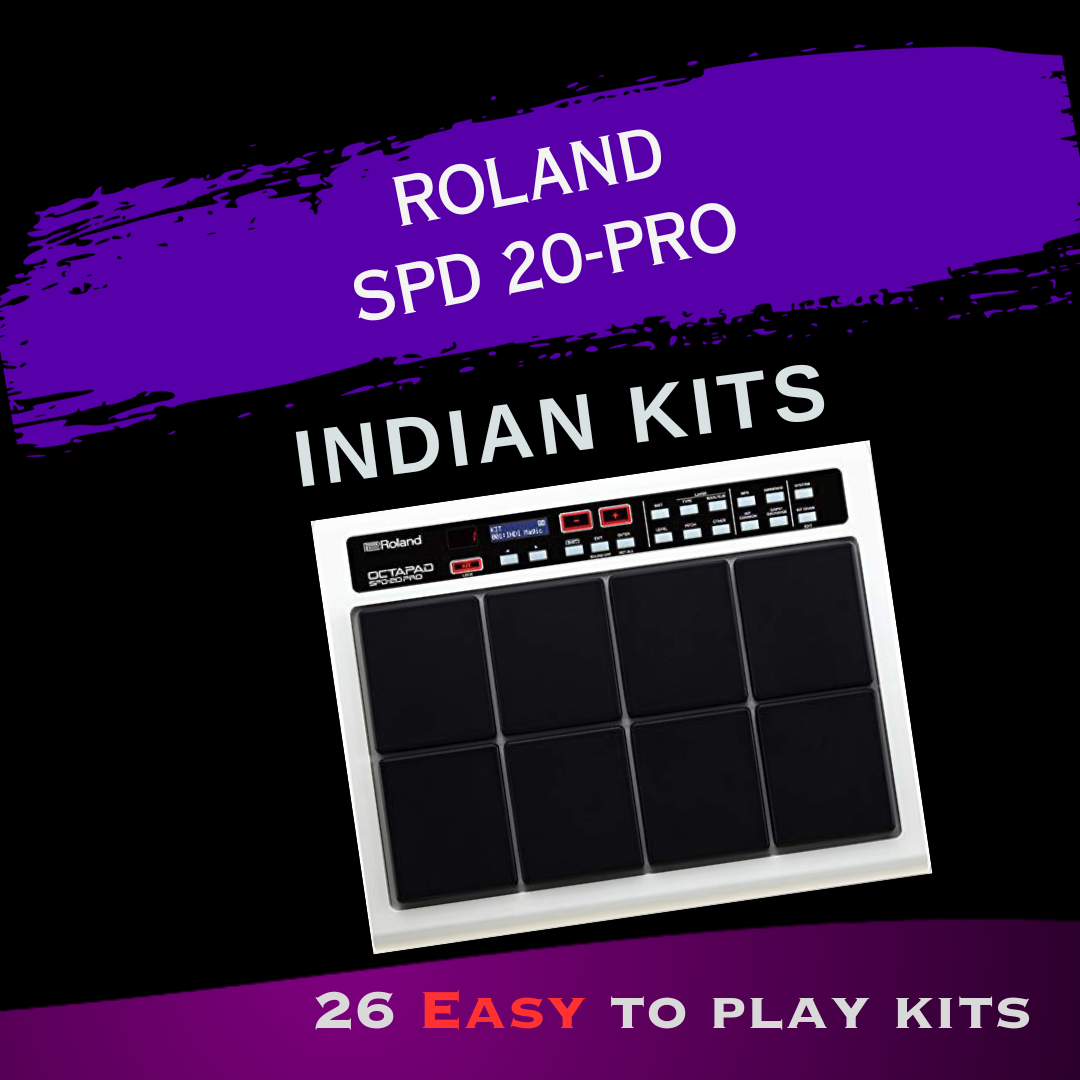 Roland SPD 20 Pro Indian Patches -01 - Vibes Music