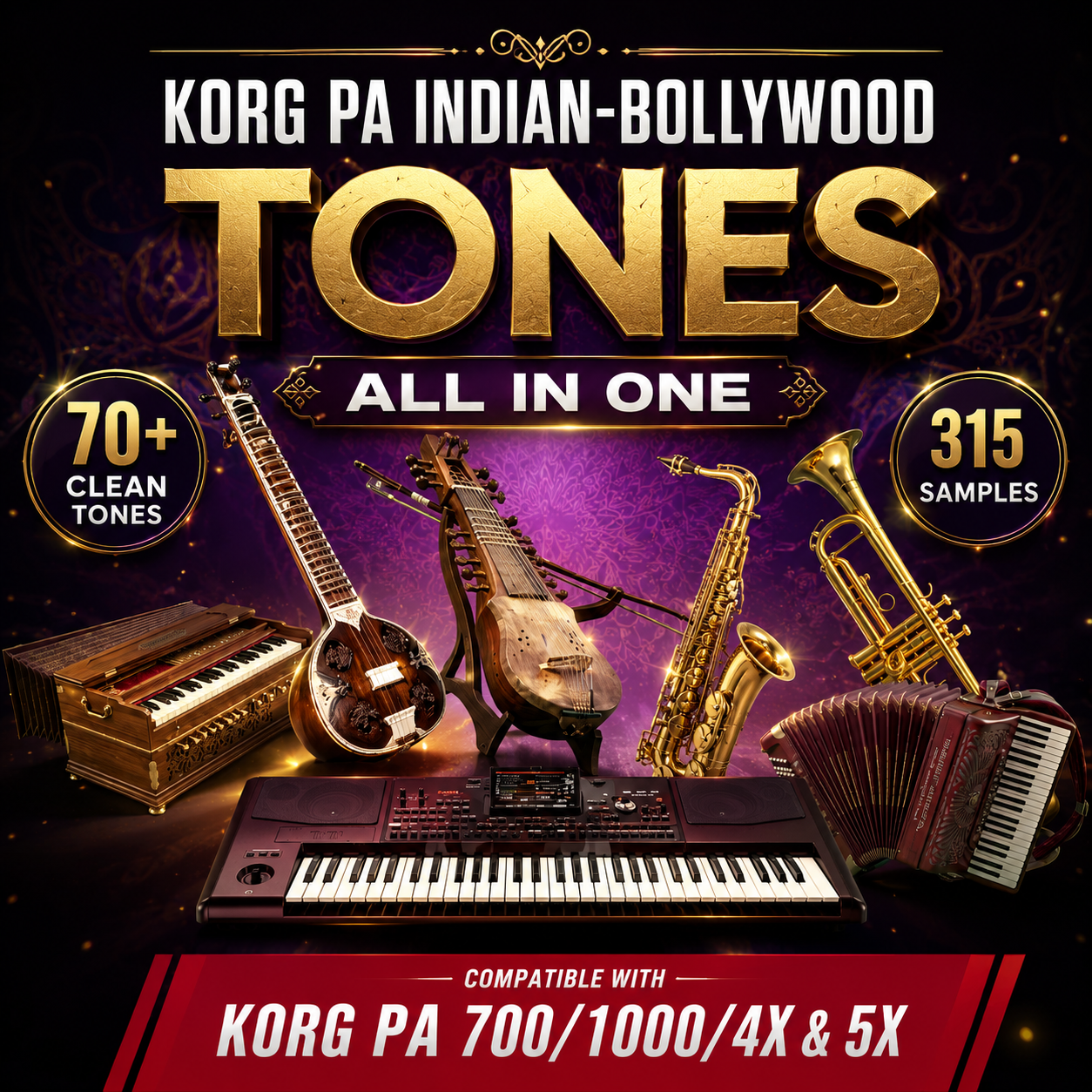Korg PA Indian & Bollywood Tones Pack